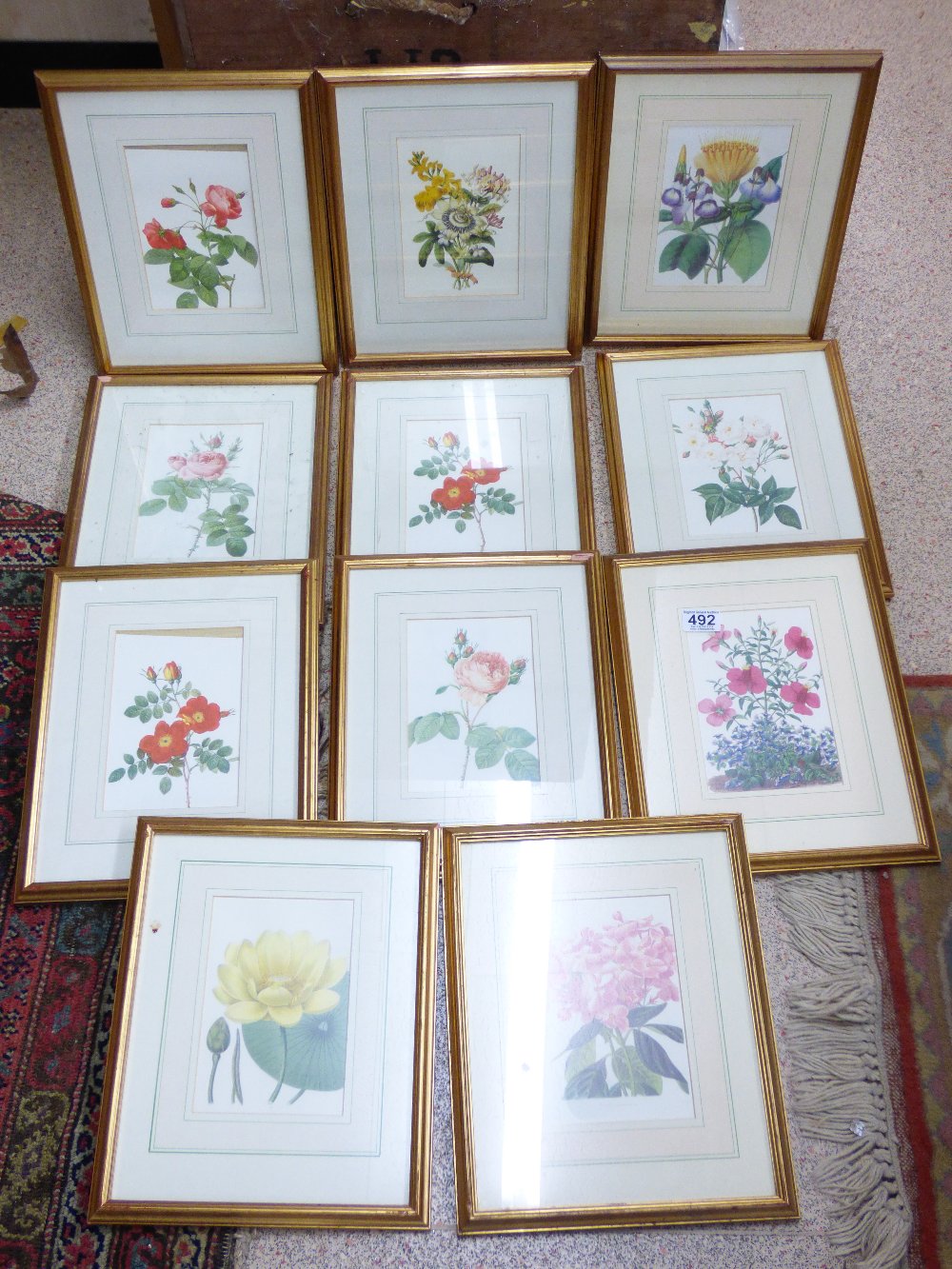 SET OF 11 FLORAL PRINTS