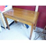 MID CENTURY FOLD OVER CARD TABLE