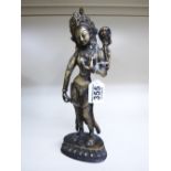 METAL FIGURE OF SHIVA 29 CMS HIGH