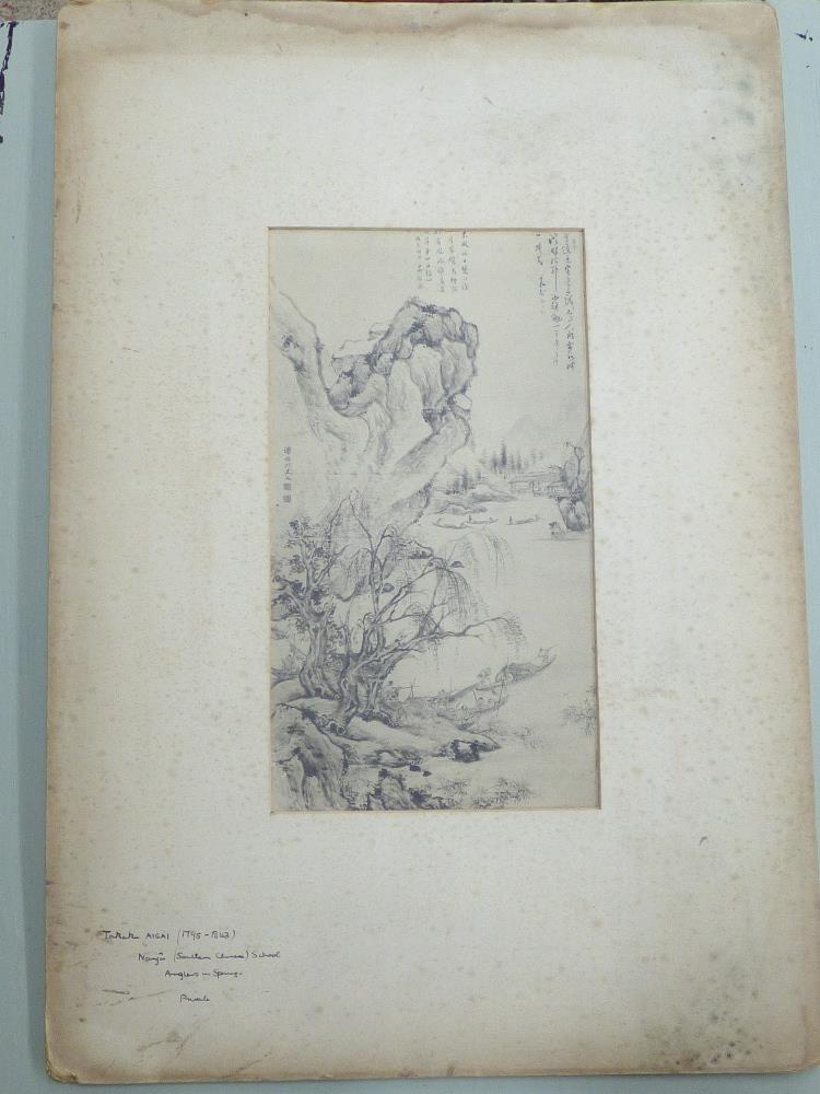 QUANTITY OF VINTAGE MOUNTED ORIENTAL PRINTS - Image 25 of 32