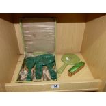 VINTAGE BOXED DRESSING TABLE SET & OTHERS