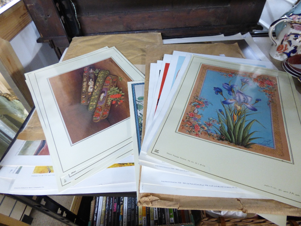 QUANTITY OF PRINTS INCLUDING ANDY WARHOL AND HOSSEINI - Image 3 of 5