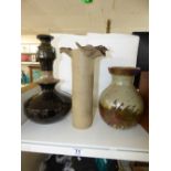 3 X PIECES OF STUDIO POTTERY