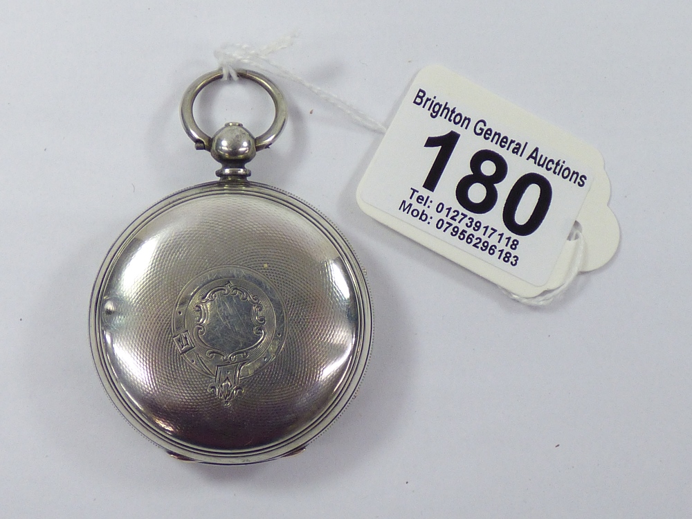 19th CENTURY ADAM BURDESS, COVENTRY, CHAIN FUSEE POCKET WATCH No 10812 IN A HALL MARKED SILVER CASE - Image 2 of 8