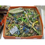 LARGE QUANTITY OF PLASTIC SOLDIERS INCLUDING BRITAINS