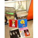 QUANTITY OF VINYL ALBUMS INCLUDING GRACE JONES & THE BEATLES