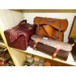 2 CARRY BAGS WITH B.I.B.C BOWLING BALLS & SET OF 3 X THOMAS TAYLOR BOWLING BALLS IN CARRY BAG