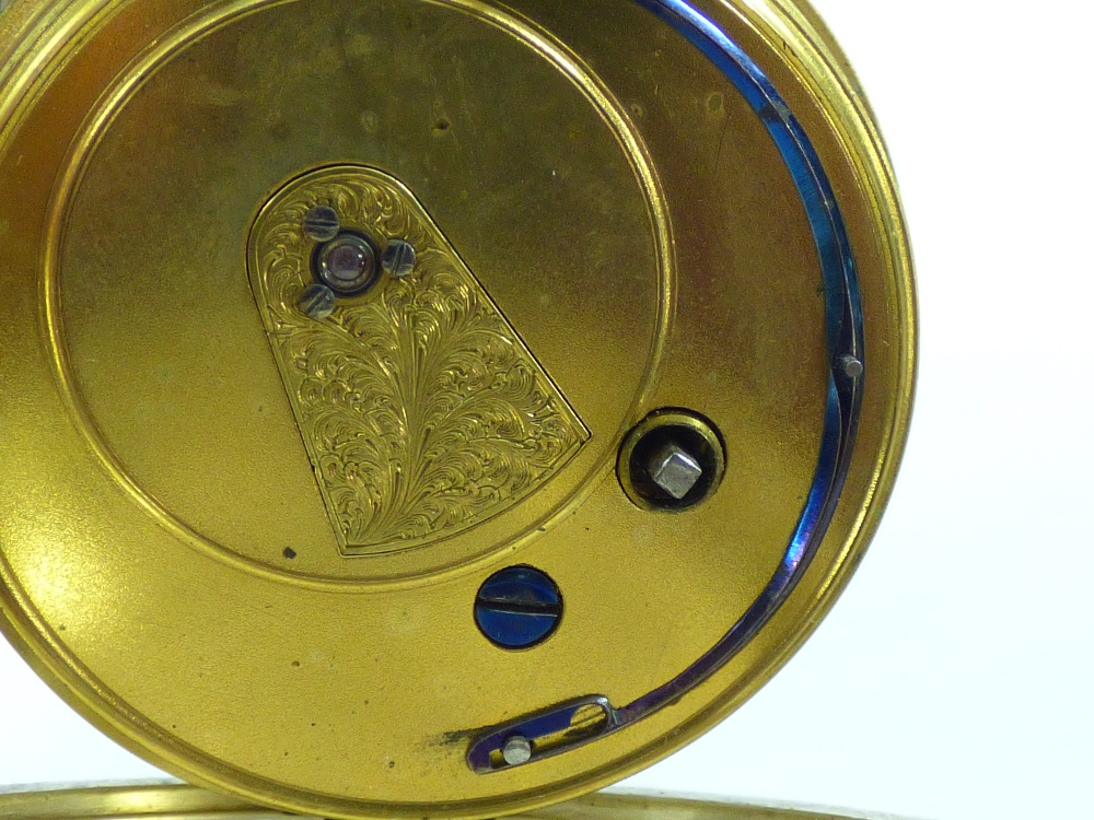 19th CENTURY ADAM BURDESS, COVENTRY, CHAIN FUSEE POCKET WATCH No 10812 IN A HALL MARKED SILVER CASE - Image 5 of 8