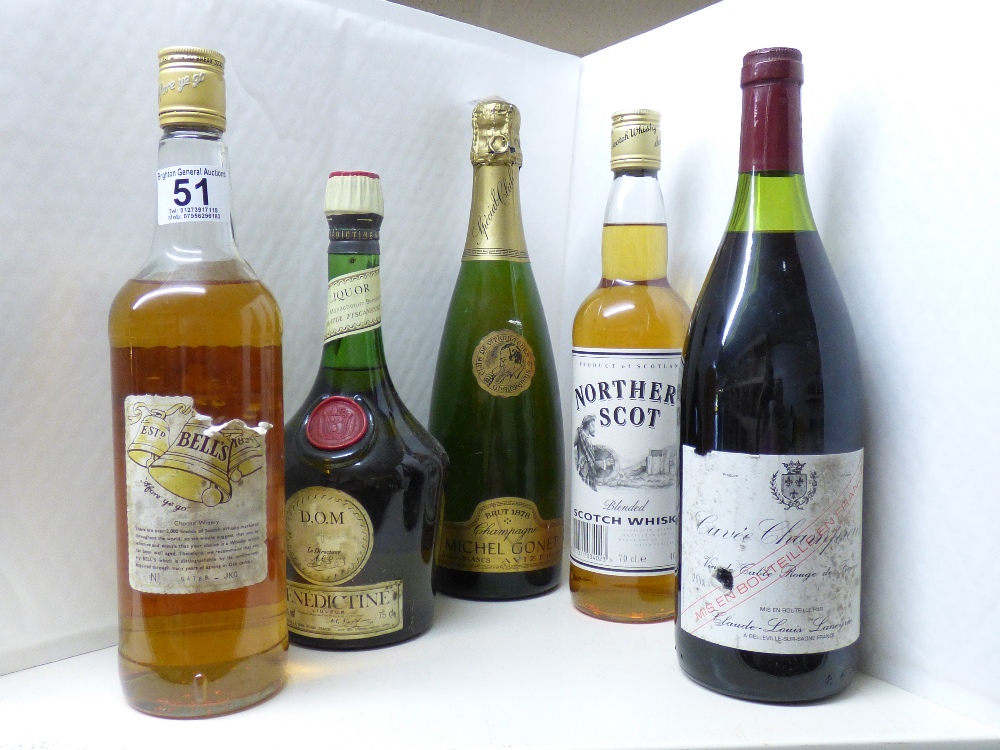 QUANTITY OF ALCOHOL INCLUDING CHAMPAGNE & WHISKEY