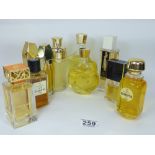 10 BOTTLES OF PERFUME INCLUDING GIVENCY, NINA RICCI & CHANEL