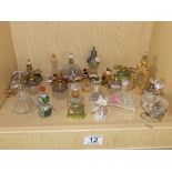 COLLECTION OF PERFUME BOTTLES