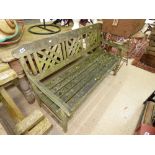 WOODEN GARDEN SEAT