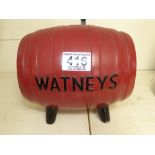 WATNEYS RED BARREL ADVERTISING DISPLAY