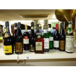 QUANTITY OF ALCOHOL INCLUDING GORDONS GIN, WINE, BEER, MARTINI & DISARONNO