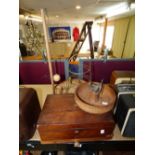 PUB SKITTLES, NUTCRACKER BOWL, PLATE STAND & JEWELLERY BOX A/F