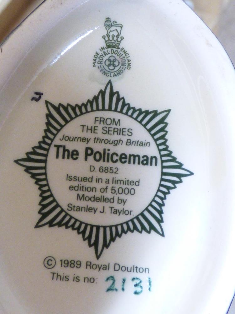 QUANTITY OF ROYAL DOULTON CHARACTER JUGS INCLUDING 'THE FIREMAN' & 'THE POSTMAN' - Image 4 of 6