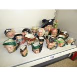 QUANTITY OF ROYAL DOULTON CHARACTER JUGS INCLUDING TAM O'SHANTER & JOHN DOULTON