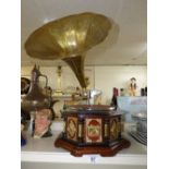 HMV OCTAGONAL SHAPED GRAMAPHONE WITH HORN