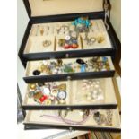 2 X JEWELLERY BOXES WITH CONTENTS