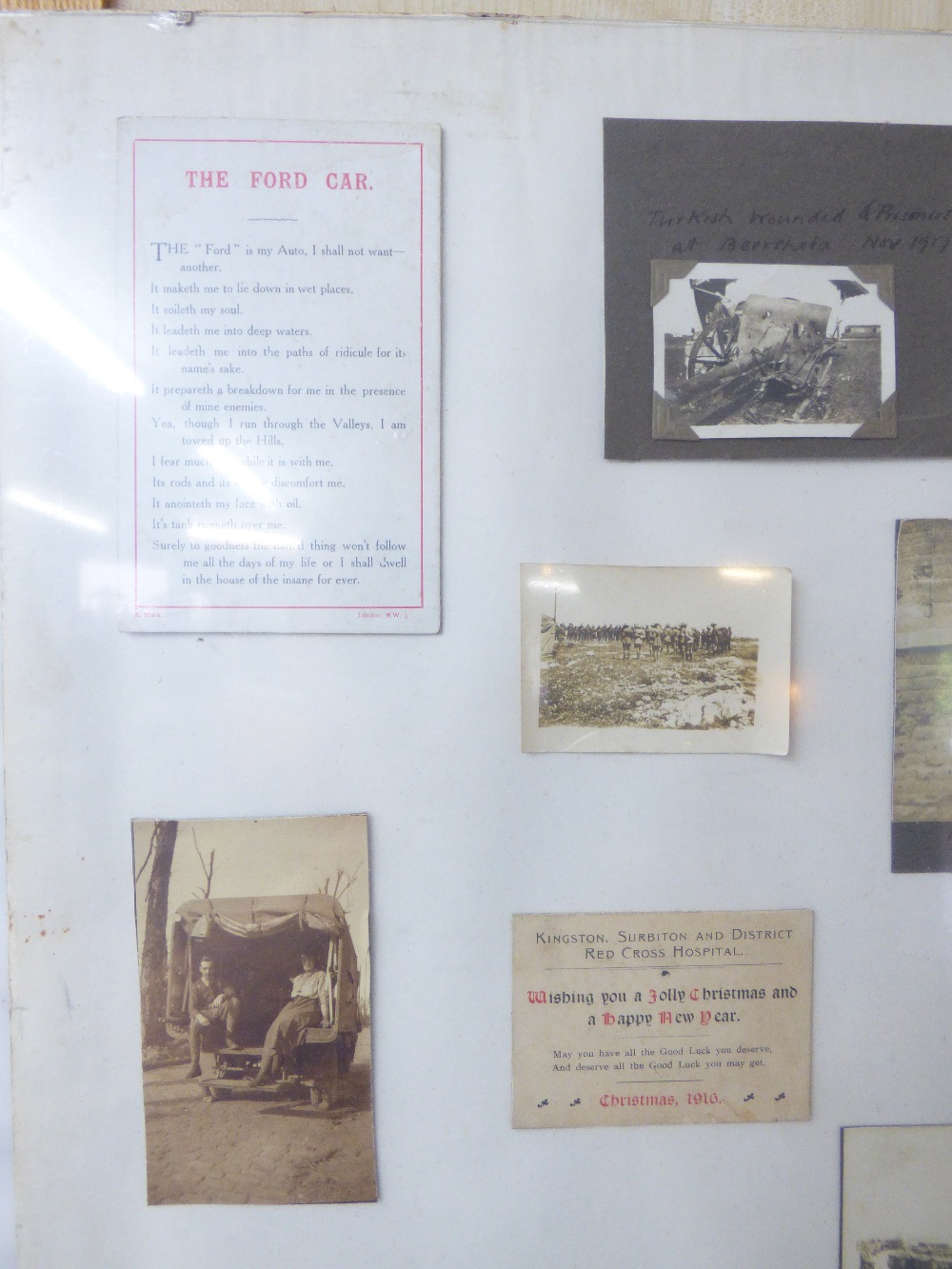 FRAMED MILITARY COLLECTION OF MEMENTOES - Image 2 of 7