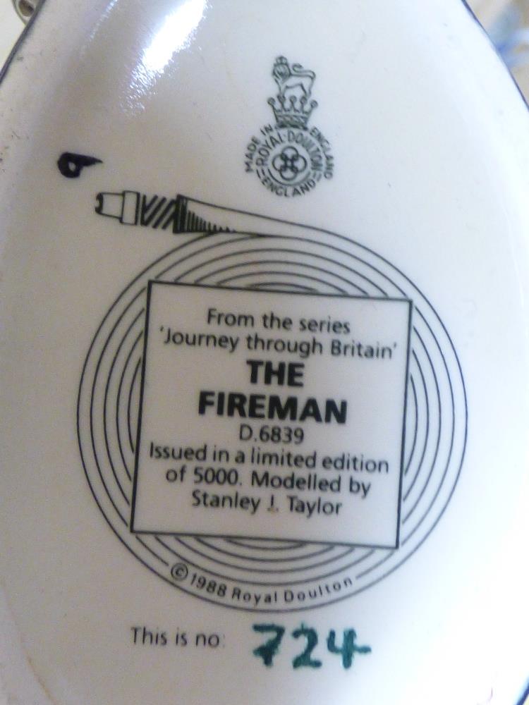 QUANTITY OF ROYAL DOULTON CHARACTER JUGS INCLUDING 'THE FIREMAN' & 'THE POSTMAN' - Image 6 of 6