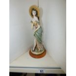 LADY FIGURINE SIGNED B. MERLI