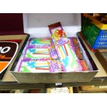 BOX OF RETRO 'SEXY STYLE' PACKAGED STRAWS