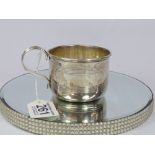 HALL MARKED SILVER CUP, LONDON 1900 - 01 CHARLES EDWARDS 167.32 GRAMS