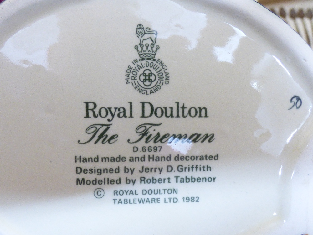 QUANTITY OF ROYAL DOULTON CHARACTER JUGS INCLUDING 'THE FIREMAN' & 'THE POSTMAN' - Image 3 of 6