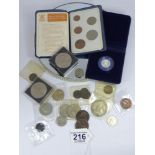 QUANTITY OF COINS INCLUDING COMMEMORATIVE