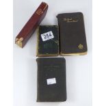 BOOKS - 2 X 1930s THE SMALL ROMAN MISSAL, 1 X THE SOLDIERS BIBLE & 1 X MANSELLS POCKET SHAKESPEAR