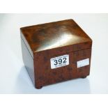 BURR WALNUT MUSICAL BOX