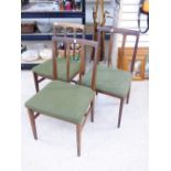 3 X MID CENTURY DINING CHAIRS