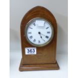FRENCH WOODEN CASED MANTLE CLOCK 22 CMS