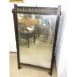 REGENCY STYLE MIRROR WITH BLACK FRAME