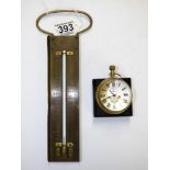 VINTAGE COOKING THERMOMETER & DESK TOP CLOCK