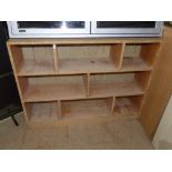 OPEN PINE BOOKCASE / STORAGE UNIT 93 X 122 X 30 CMS