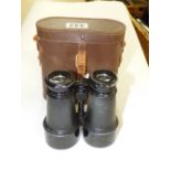 PAIR OF CASED VINTAGE FRENCH BINOCULARS