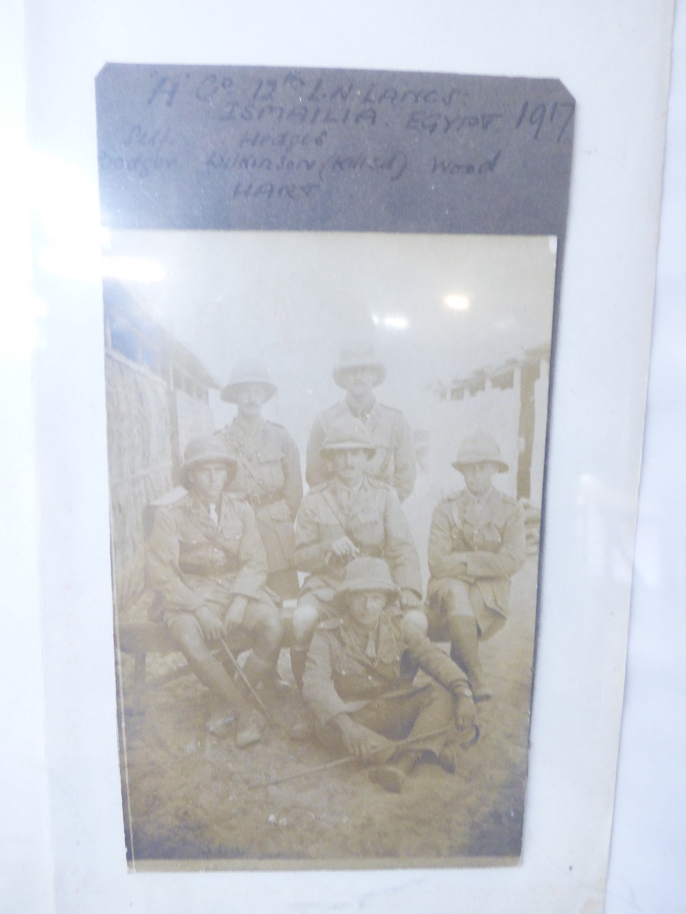 FRAMED MILITARY COLLECTION OF MEMENTOES - Image 7 of 7