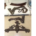 CARVED VICTORIAN MAHOGANY FRAME OR PART OF