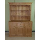 PINE WELSH DRESSER 200H x 130L x 49D cms