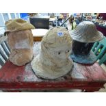 3 PLASTER BUSTS