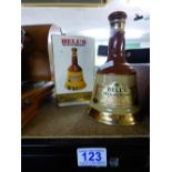 2 X BELLS SCOTCH WHISKEY BOTTLES SEALED WITH CONTENTS 37.8 cl & 20 cl + 1 X BOX