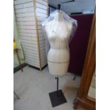 FEMALE MANNEQUIN ON METAL STAND