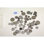 QUANTITY OF SILVER CONTENT COINS, 245.80 grams