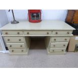 9 DRAWER PEDESTAL DESK