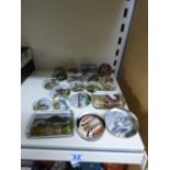 COLLECTION OF GLASS PAPERWEIGHTS