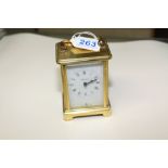 DUVERDREY & BLOQUEL FRENCH MADE CARRIAGE CLOCK