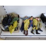 QUANTITY OF VINTAGE ACTION MAN DOLLS, CLOTHING & ACCESSORIES