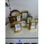 QUANTITY OF CLOCKS INCLUDING WEISS & ARTEX